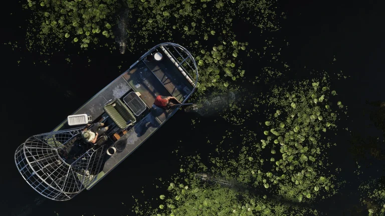 GTA VIはGrassriversを活用し、水、野生動物、視界を移動の一部にする